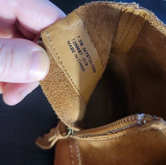 Frye Chelsea Fall Tan Boots 7.5 - Picture 2 of 4